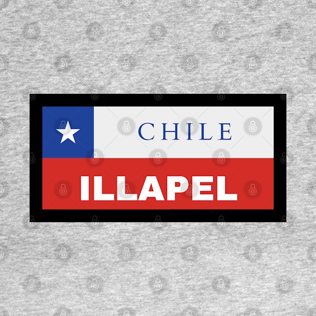 Illapel City in Chilean Flag by aybe7elf